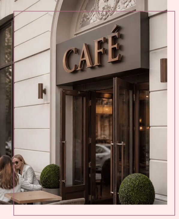 Объемные буквы для кафе в Биробиджане от 7604 р. | Аванза-Брб